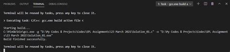 C Program Is Not Running In Visual Studio Code Version 1543 Stack