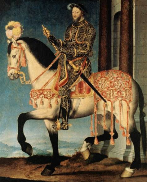Equestrian Portrait Of Francis I Of Fran François Clouet