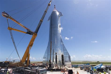 Spacex Finishes Assembling New Starship Prototype Photo Space
