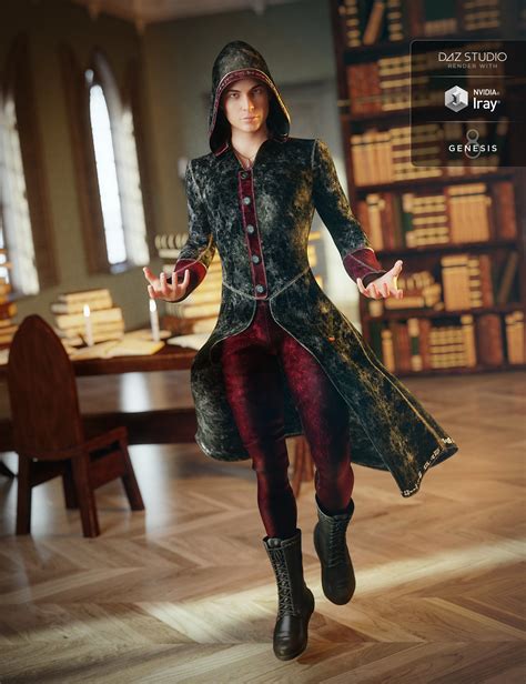Wizard Apprentice Outfit For Genesis 8 Male S Daz 3d