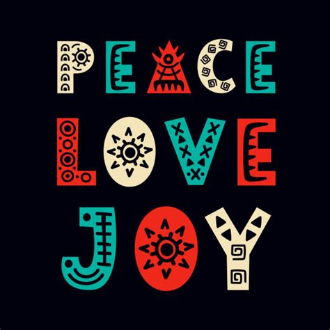 Love Joy Peace Illustrations Royalty Free Vector Graphics And Clip Art