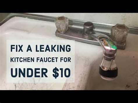 When one of these faucets starts to leak, it's usually because one or both of the gaskets. Repair Delta Dripping Leaking Kitchen Faucet - YouTube