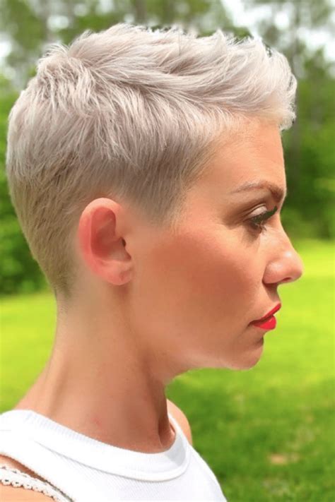 Cute Feminine Super Short Womens Haircuts Pixie Hairstyles Page Of