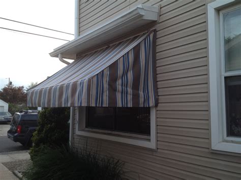 Traditional Window Awnings Retractable Beach Style Exterior