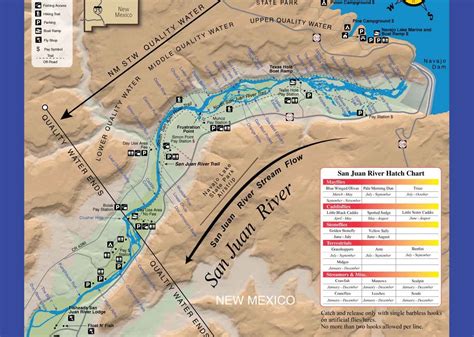 28 San Juan River Map Maps Database Source