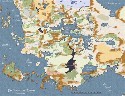 4th Edition Forgotten Realms Map By Markustay On Deviantart