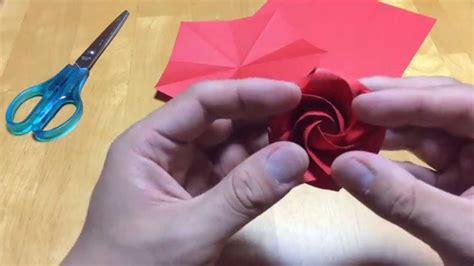 達人折りのバラの折り紙25 Only One Origami Rose25 折り紙 花 折り紙 バラ 折り紙