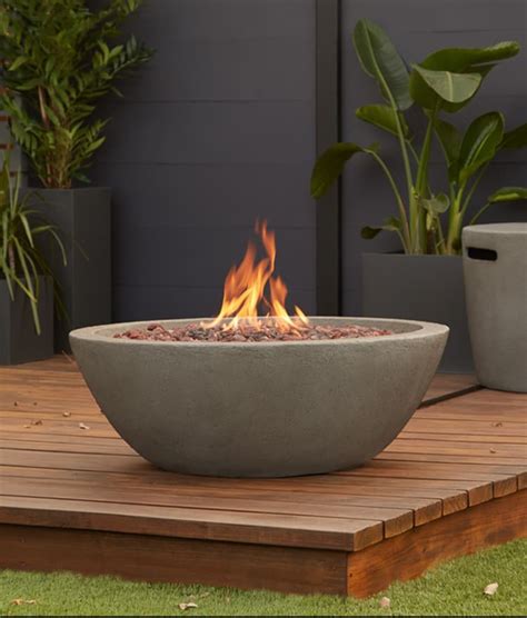outdoor fire bowl riverside gas fire pit stonewood products