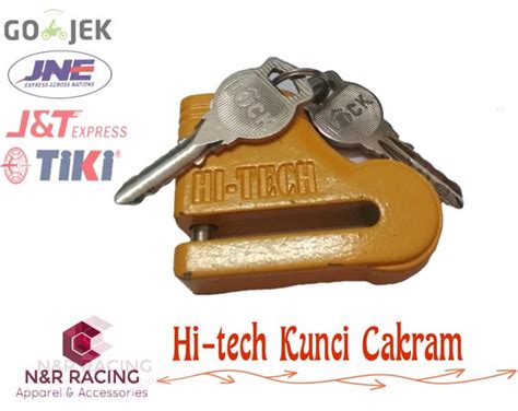 Jual Gembok Cakram Motor Hitech Di Lapak Nr Racing Bukalapak