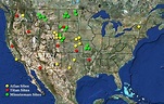 Map of where U.S. ICBMs were located | Farm field, Plants, Fields