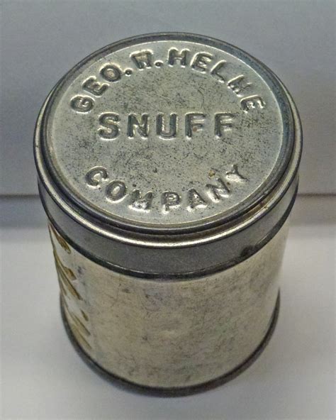 Bjstamps Vintage Tobacco Geo W Helme Snuff Company Tin Can Ebay