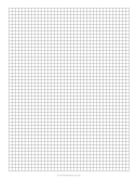 Printable 1 Inch Grid Paper