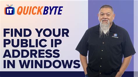 how to find your public ip address from the command line in windows 10 an itprotv quickbyte