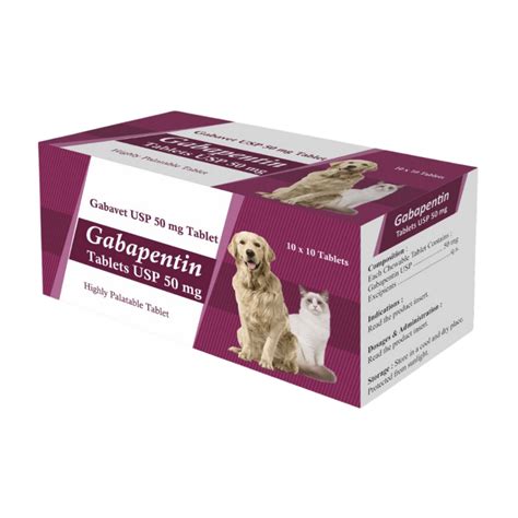 Gabapentin Tablet 50mg Hillside Veterinary Surgery