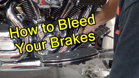 How To Properly Bleed Your Abs Brakes On A Harley Davidson Motorcycle