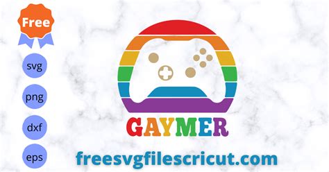 Free Gaymer Controller Svg Free Rainbow Pride Lgbt Svg Free Gay Pride