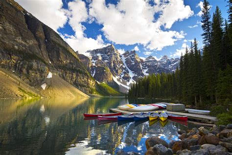Hd Wallpaper Moraine Lake Banff National Park Alberta Canada Valley Of