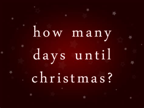 Many Weeks Until Christmas A Listly List