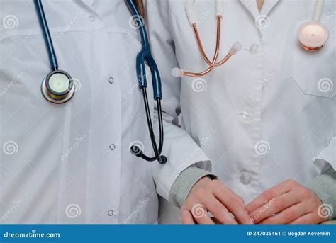 Medical Stethoscopewhite And Blue Stethoscopesdoctors With