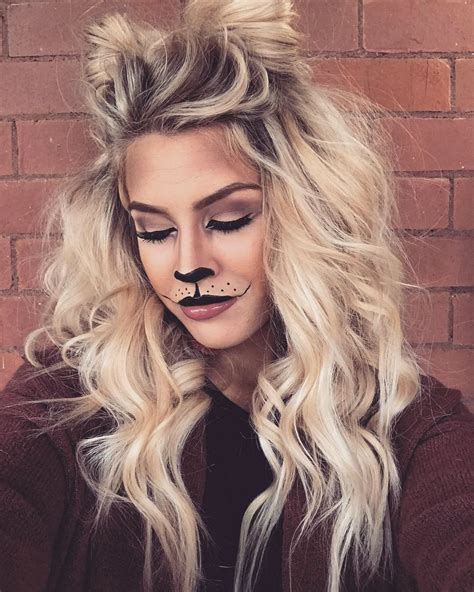 Lioness Makeup For Halloween Halloween Makeup Looks Cute Halloween