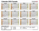Canada Calendar 2023 - Free Printable Excel templates