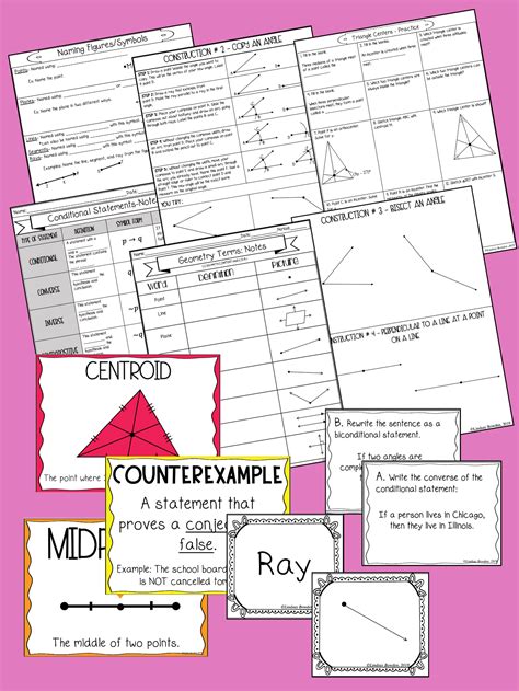 Intro To Geometry Unit Geometry Unit 1 Lindsay Bowden