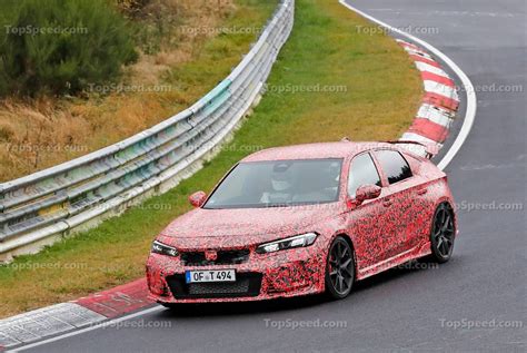The 2023 Honda Civic Type R Spied Testing A Couple Of Days After Honda