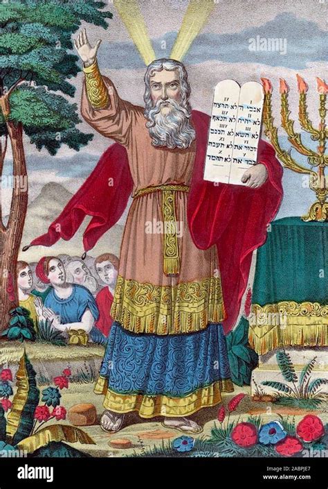 Moses With The Tablets Hi Res Stock Photography And Images Alamy