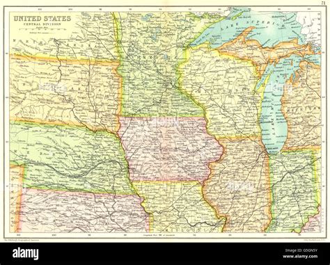 Road Map Of Midwest