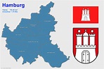 Bundesland Hamburg (HH) - Bundesländer Deutschland