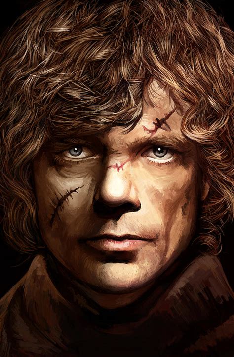 Tyrion Lannister Peter Dinklage Game Of Thrones Artwork 2 Painting By