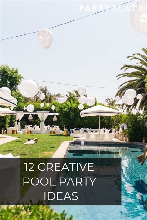 12 Essential Pool Party Ideas For Your Mid Summer Soirée Partyslate