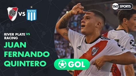 Juan Fernando Quintero 1 0 River Plate Vs Racing Fecha 18