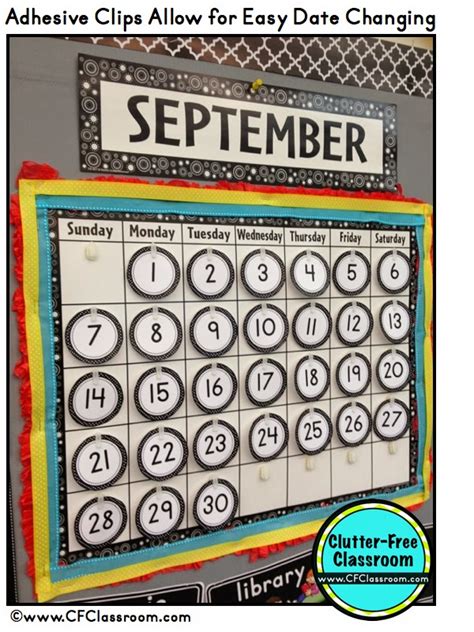 Classroom Calendar Ideas For Setting Up Your Learning Environment