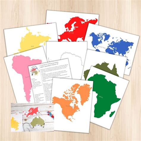 Montessori Geography Continents The Easy Way Master The Montessori Life