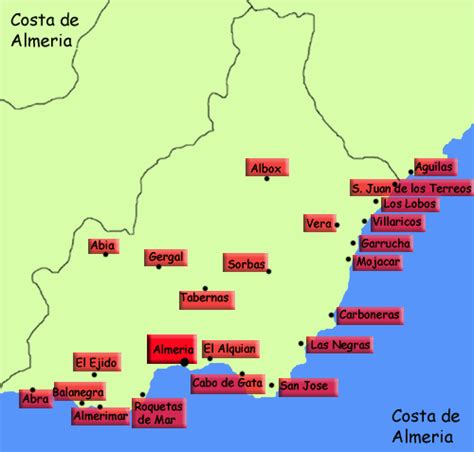 Costa De Almeria Spain Tourist Information