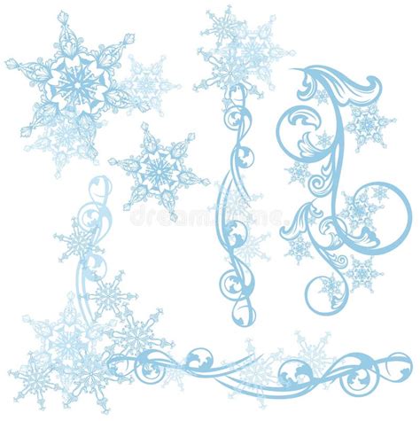 Snow Design Elements Stock Vector Illustration Of Christmas 46634541