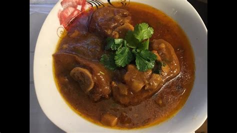 Beef Trotters Bare K Paye With Light And Super Sticky Gravy