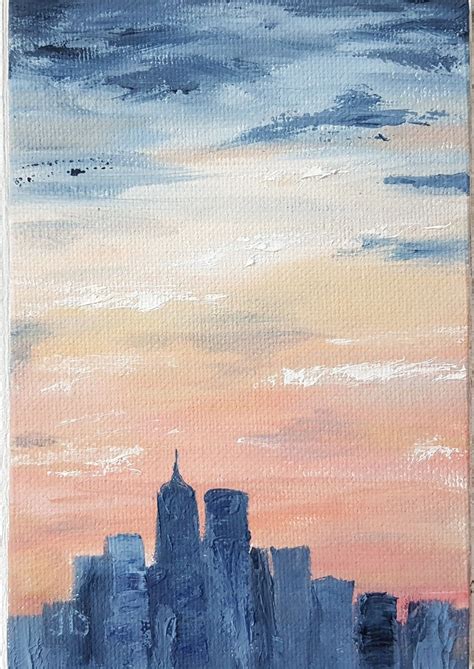 Cityscape Painting On Canvas Original Oil Painting For Home Decor Oil
