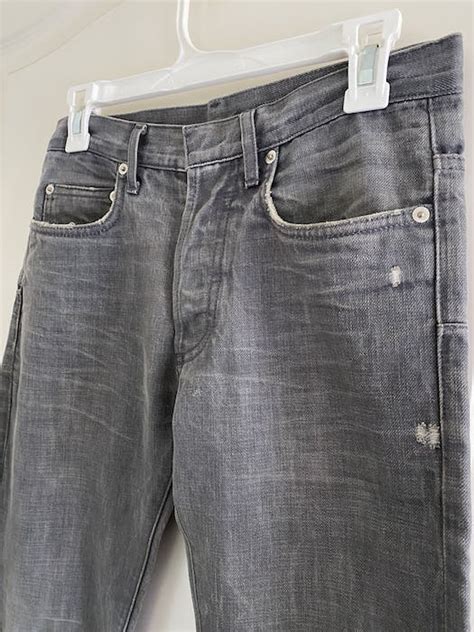 Dior Dior Homme Faded Grey Denim Jeans Grailed