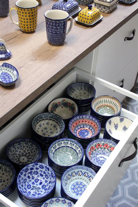 Polish Pottery from our shop in Znojmo ELIMA | Polish pottery kitchen, Polish pottery, Polish ...