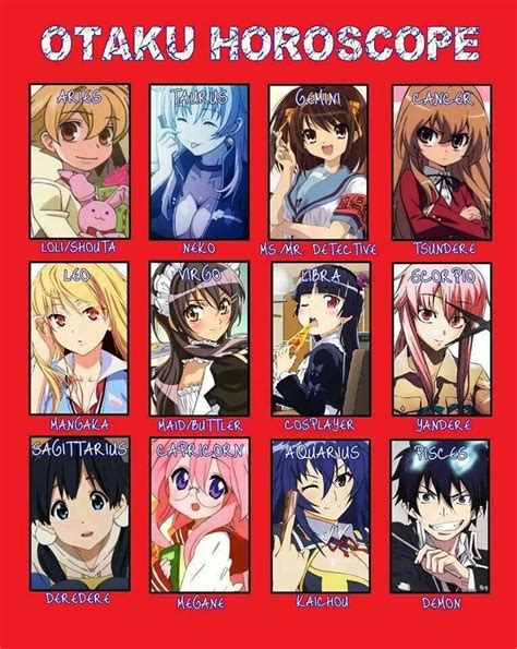 Im A Demon 33 Anime Horoscope Anime Zodiac Anime
