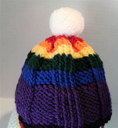Lgbt Pride Hand Knitted Snowmansnow Lady Etsy