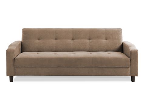 Reno Convertible Sofa Light Brown by Serta / Lifestyle
