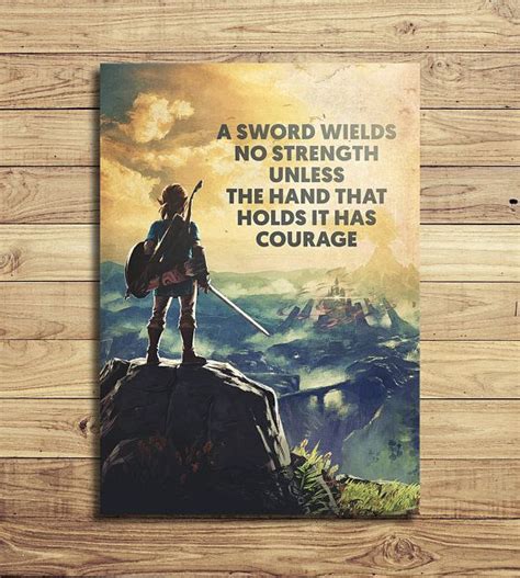 The Legend of Zelda Breath of the wild Poster Print wall art | Legend