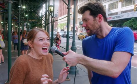 Billy On The Steet Emma Stone Gets Mistaken For Emma Watson Indiewire