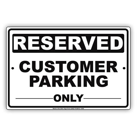 Online Store Reserved For General Manager Parking Sign Security Sign
