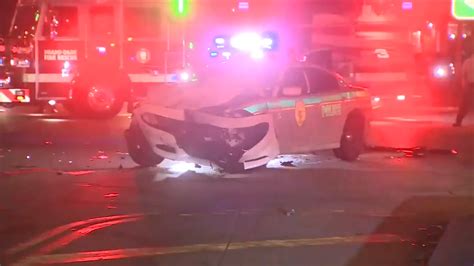 Mdpd Officer Taken To Hospital After Hit And Run On Coral Way In Sw Miami Dade Driver In