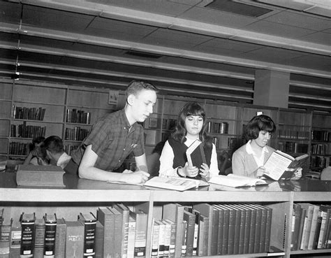 Library Barringer High School Newark Board Of Education Free