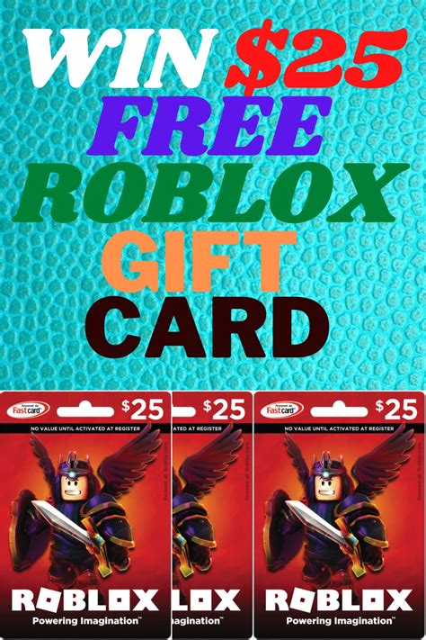 Win 25 Free Roblox T Card Roblox Ts Roblox T Card Giveaway